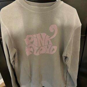 PINK and Gray Pink Floyd Crewneck